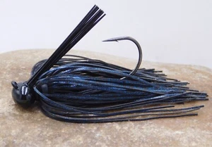 Maschera calcio con gonna in tungsteno HIO114 nero blu fluo - Foto 1 di 1