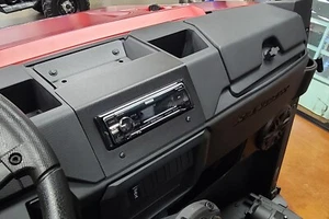 2018 - 2025 Polaris Ranger XP 1000 / 1000 Radio Mount Only - Fits Single Din - Foto 1 di 4