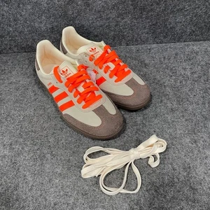ADIDAS Samba OG Shoes Women's Size US 7 Solar Orange/Cream - Picture 1 of 9