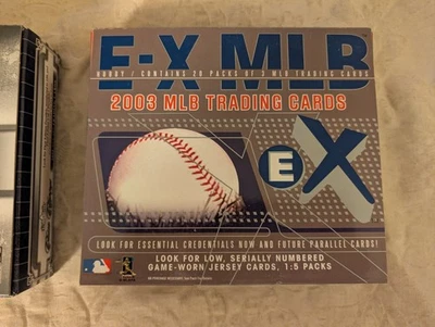 2003 Fleer E-X MLB Trading Cards Open Box Baseball Ken Griffey Barry Bonds Etc - Image 1 of 4