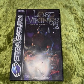 LOST VIKINGS 2 for U.K SEGA SATURN, Complete with Manual. RARE