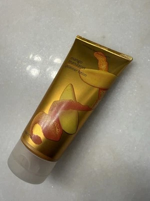 NEW🍊 Glitter Bath & Body Works Pleasures MANGO MANDARIN Shimmer Lotion 6oz NEW - Image 1 of 4