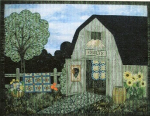 The Pieceful Barn Applikation Wand Quilt Muster Joans Own Creations 15 x 19 - Bild 1 von 3
