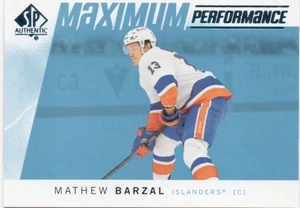 24-25 2024-25 SP Authentic Mathew Barzal BLUE Maximum Performance #MP-10 Isles - Picture 1 of 1