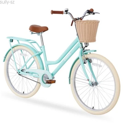 Steel Frame 24 Inch Wheel Multiple Colors Bike for 10+Years Old Girls bicycle - Image 1 of 4