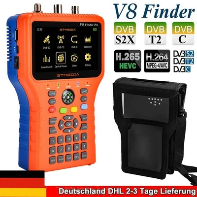 DVB-S2/T2/C HD Satfinder Satelliten Terrestrisch Combo TV Signalfinder Messgerät - Bild 1 von 4