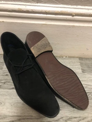 Paul Smith Hombres Negro Gamuza Encaje Zapatos al Tobillo Reino Unido 9 Euro 43 PVP £225 Foto 1 de 4
