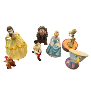Vintage Disney Japan Figuren Set Konvolut Belle Chip Cinderella Prinz Musical - Bild 1 von 18