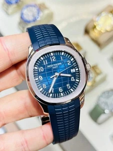 Marineblaues Silikonarmband für Patek Philippe Aquanaut 5167R 21 mm Ersatz - Bild 1 von 8