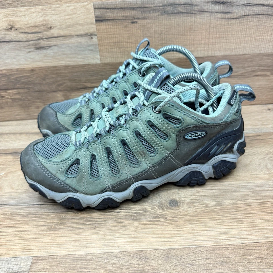 Oboz Sawtooth II Womens Size 10 Green Brown Athletic Waterproof Hiking Shoes - Image 1 of 4