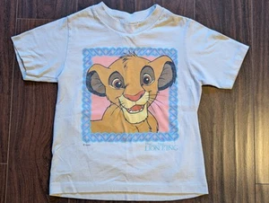 Vintage Disney The Lion King Baby Simba Single Stitch Shirt Youth Size 6x - Picture 1 of 9