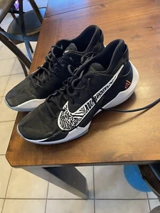 Nike Men's Zoom Freak 2 Basketball Shoes Black/White-Off Noir SIZE 12 - Picture 1 of 8