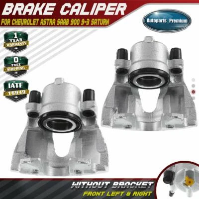 2x Front LH & RH Brake Calipers for Saturn Astra L100 L200 LS LW Saab 9-3 9-5 - Image 1 of 4