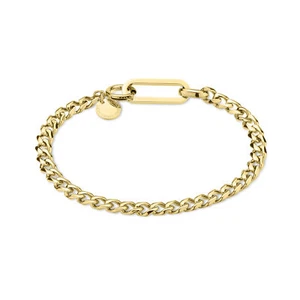 LIEBESKIND BERLIN Damen Armband 19 cm aus Edelstahl, IP Gold LJ-1221-B-19 NEU - Bild 1 von 3