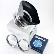 Voigtlander Color SKOPAR 50mm F2.8 LENS 35mm HOOD 310/42 skoparex Zubehörpaket
