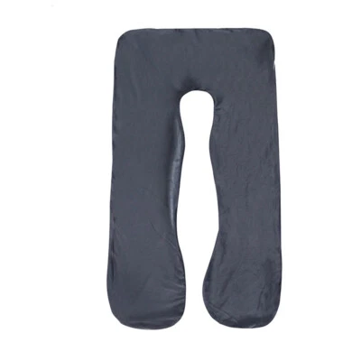Funda de almohada en forma de U para embarazo lactancia maternidad cuerpo embarazada dormir funda de almohada Foto 1 de 4