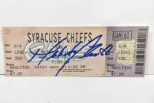 2009 Roberto Clemente Jr Signed Syracuse Chiefs Ticket MILB - Picture 1 of 5