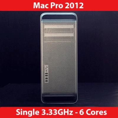 2012  Mac Pro | 3.33GHz 6-Cores | 64GB RAM | 1TB  HDD | ATI 5770 1GB - Image 1 of 3