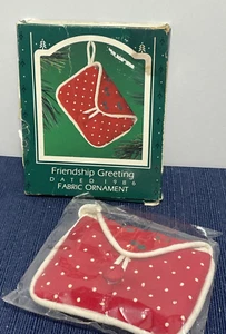1986 Hallmark Andenken Weihnachtsschmuck - Freundschaftsgruß - Neu in Box - Bild 1 von 8