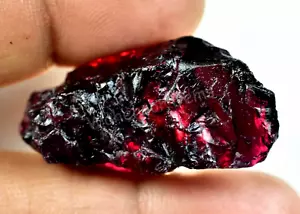 94.20 Ct Natural Red Brown Painite Rough Facet Top Quality Mogok AGL Certified - Picture 1 of 6