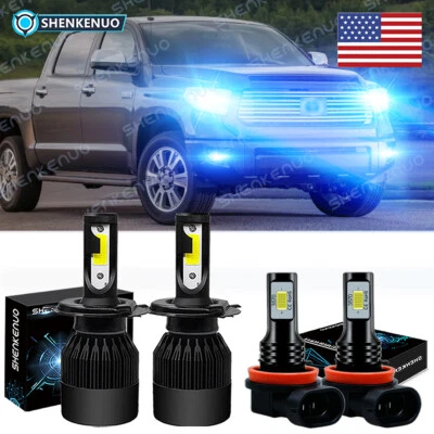 Faros antiniebla LED For Toyota Tundra 2000 2001 2002 2003 2004 2005 2006 8000K - Image 1 of 4