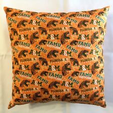 NCAA FLORIDA AM RATTLERS COMPLETE 15 X 15 COTTON PILLOW - GIFTS 2 Styles