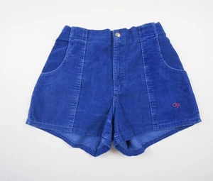 Vintage Ocean Pacific Short Adult 28 Blue Corduroy 3" Surf Skate Dogtown 70s 80 - Picture 1 of 9