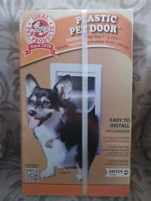Ideal Pet Products Puerta Plástica para Mascotas Solapa Mediana Tamaño 7" x 11 1/4" NUEVO  Foto 1 de 4