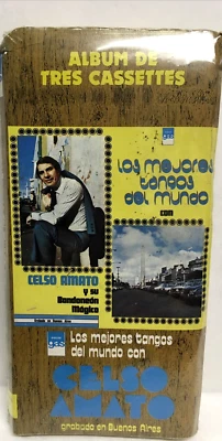 CELSO AMATO GRABADO EN BUENOS AIRES  "3 CASSETTES ÁLBUM " sealed !! - Image 1 of 3