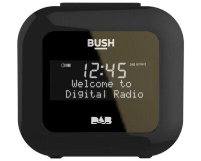 Bush USB DAB Clock Radio - Black - Image 1 of 4
