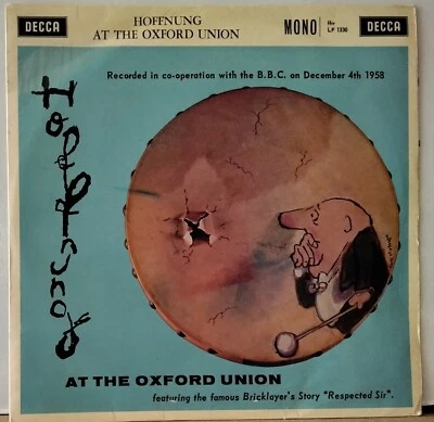GERARD HOFFNUNG - HOFFNUNG AT THE OXFORD UNION DECCA LF 1330 UK 10" ED LP - Image 1 of 3