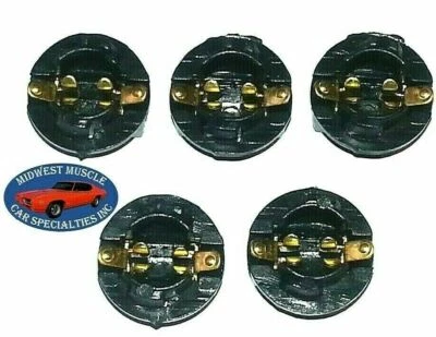 Ford Dash 1/2" Twist Instrument Gauge Cluster Idiot Light Bulb Lamp Socket 5p B - Image 1 of 4