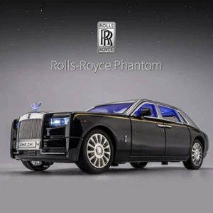 1:24 Rolls Royce Phantom Mansory Car Model Alloy Diecast Toy Vehicle Light Sound - Picture 1 of 13