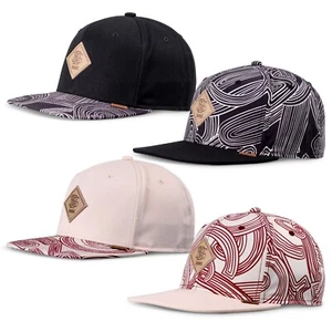 DJINNS MA Pattern Snapback Cap - Kappe Mütze Hat Baseballcap Caps Cappy Hat Neu - Picture 1 of 13