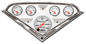 55 56 57 58 59 Chevy Truck Billet Aluminum Gauge Panel Dash Insert Instrument - Picture 1 of 4