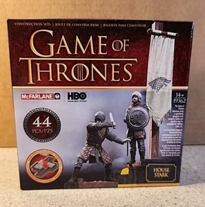 2015 Mcfarlane ‘Game of Thrones’ - House Stark Banner Pack #19362 (44 PCS) New - Picture 1 of 4