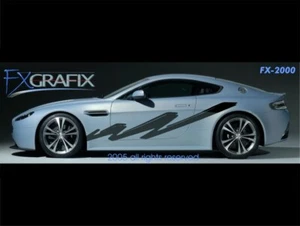 Universal Splash Body Side Racing Style Stripe Kit Quality Stripes All Makes - Picture 1 of 3