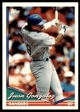 1994 Topps Juan Gonzalez Baseball Cards #685