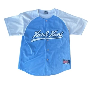 Vintage Y2K Karl Kani Baseball Jersey Mens L HipHop Rap Streetwear - Picture 1 of 9
