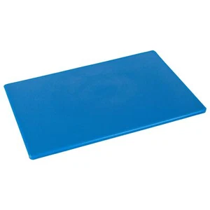 1x Blue 45cm x 30cm Plastic Chopping Board Large Kitchen Food Cutting Boards - Picture 1 of 7