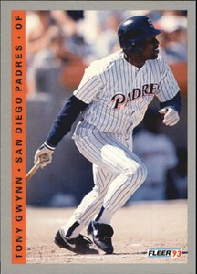 1993 Fleer Baseball Card #138 Tony Gwynn PADRES R21899