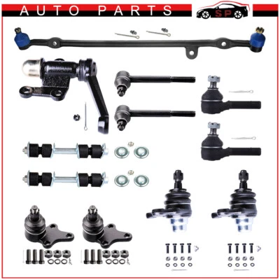 Kit de 12 peças de hastes de amarração dianteiras e juntas esféricas e barras oscilantes para picape Toyota 1989-1995 - Imagem 1 de 4