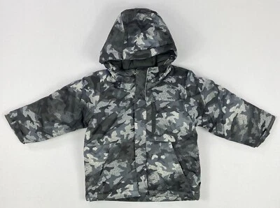 Abrigo Chaqueta Aislante Little Boy S Columbia Impermeable Lightning Lift 3T Foto 1 de 3