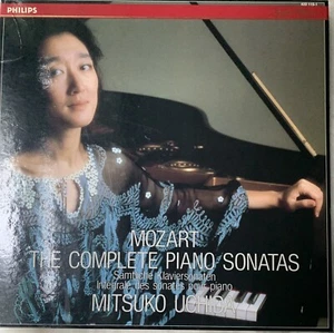 mozart complete piano sonatas Mitsuko Uchida, Philips 422115-1,7LPs Box Set NM - Picture 1 of 6