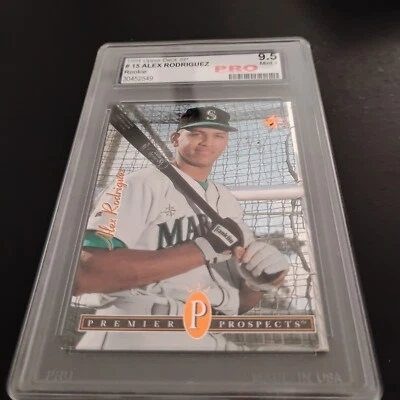 1994 UPPER DECK SP #15 ALEX RODRIGUEZ FOIL ROOKIE 9.5 Graded Gem Mint - Image 1 of 4