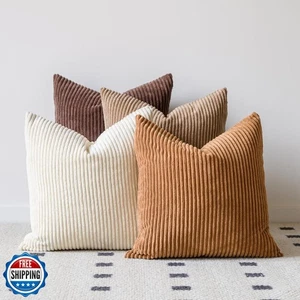 LANANAS Neutral Couch Throw Pillow Covers 18x18 Inch Set of 4 Decorative Farm - Picture 1 of 5