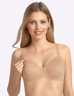 Anita 5068 Deep Sand Underwire Nursing Bra - Image 1 of 4