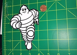 Tire Guy - Michelin Aufkleber gestanzt Vinyl Decal Autorennen Logo klein - Bild 1 von 1