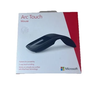 Microsoft Arc Touch (RVF-00052) Wireless Bluetrack Mouse - Black with Dongle - Bild 1 von 18