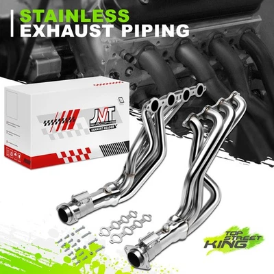 Colector de escape 4-1 cabezal de longitud completa (izquierdo + derecho) para Cadillac CTS V8 04-07 Foto 1 de 4